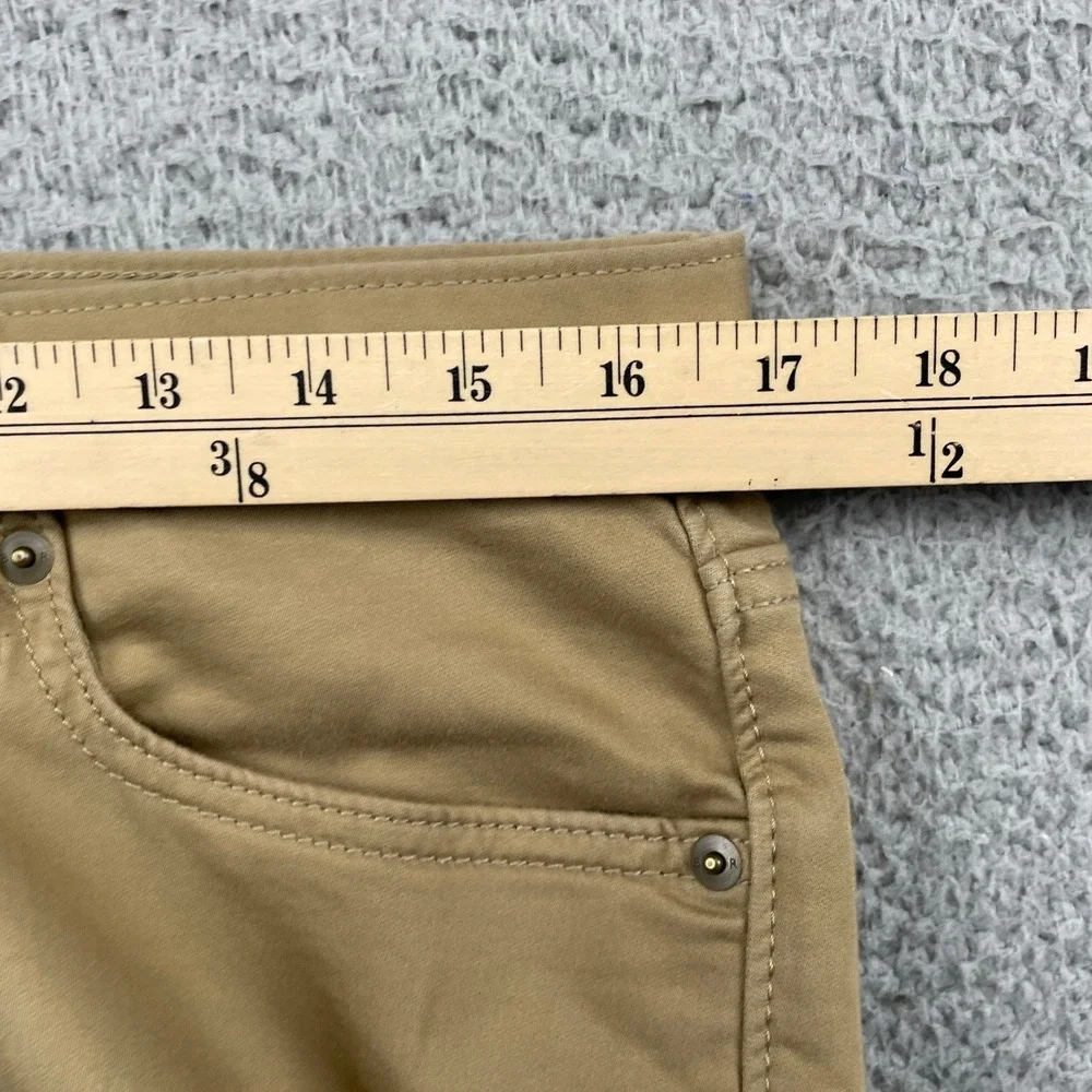 Banana Republic Travel Jean Mens 31x30 Tan Khaki Slim Fit Stretch Denim Pants